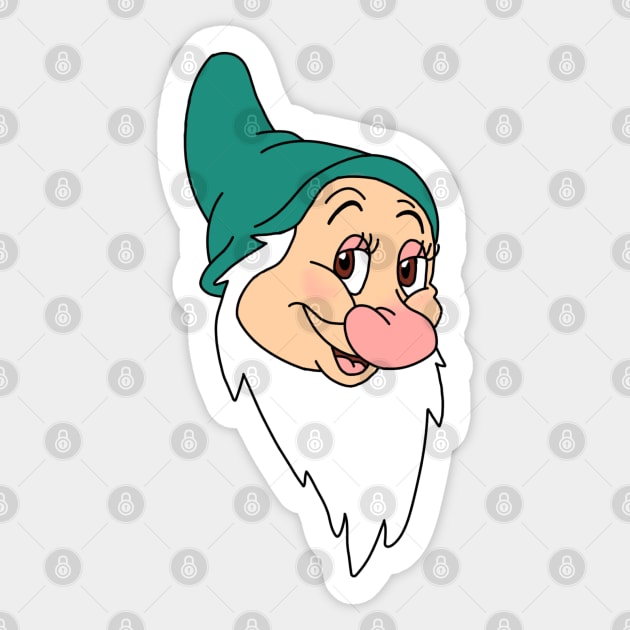 Bashful Dwarf Sticker by BrittXJoe